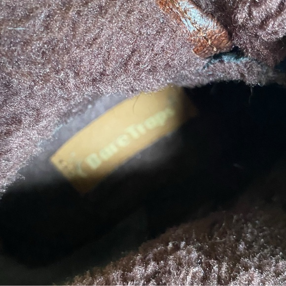 Baretraps Select Brown Leather Ankle Boots w/Belt Detail & Faux Fur Lining SZ 9 - Picture 12 of 12